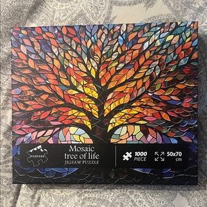 Mosaic Tree of Life Jigsaw Puzzle